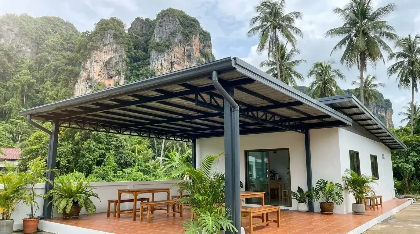 Example of steel work in Ao Nang