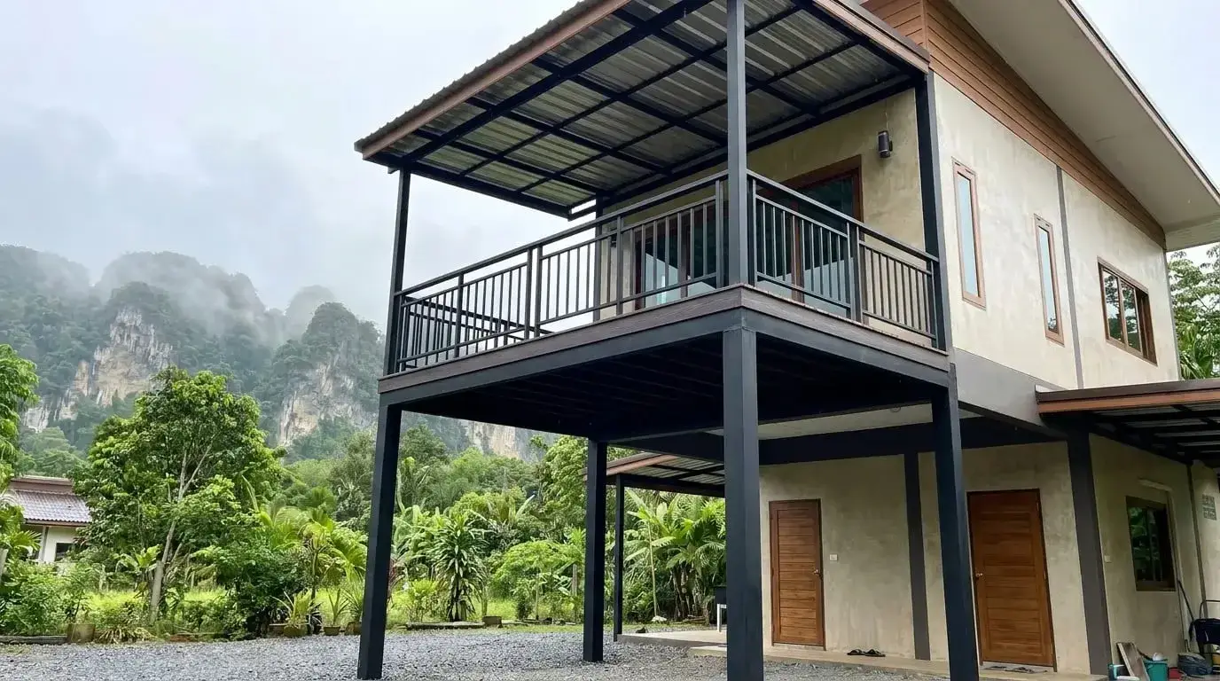 Example of balcony extensions