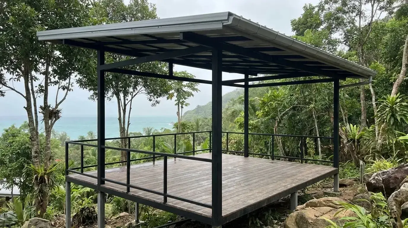 Example of steel work in Ko Lanta